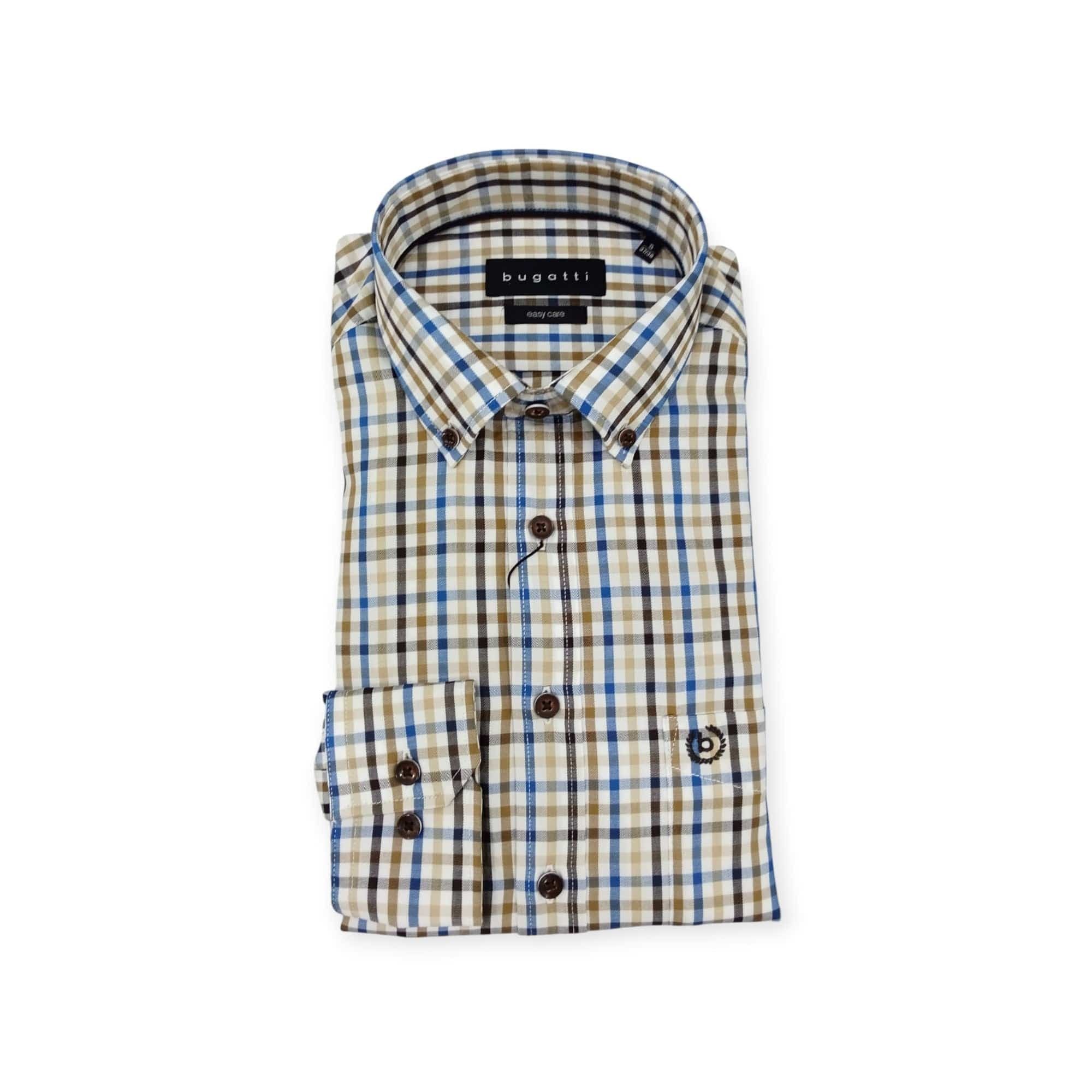 Bugatti Overhemd 9350-88304D-370 Blauw | Van den Broek Herenmode Bugatti Overhemd 9350-88304D-370 Blauw | Van den Broek Herenmode