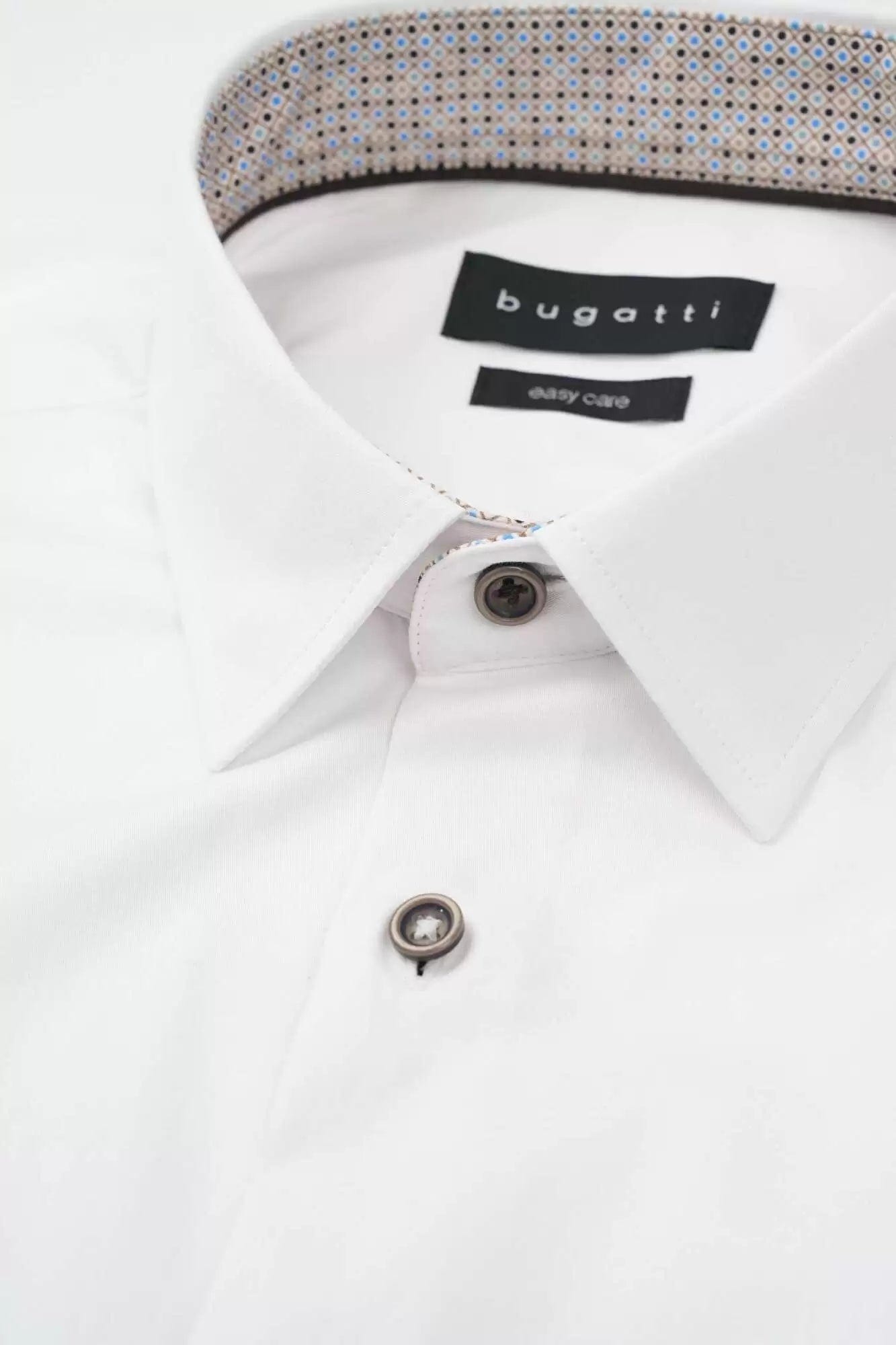 Bugatti Shirts Bugatti Men's Shirt White (7778020327513)