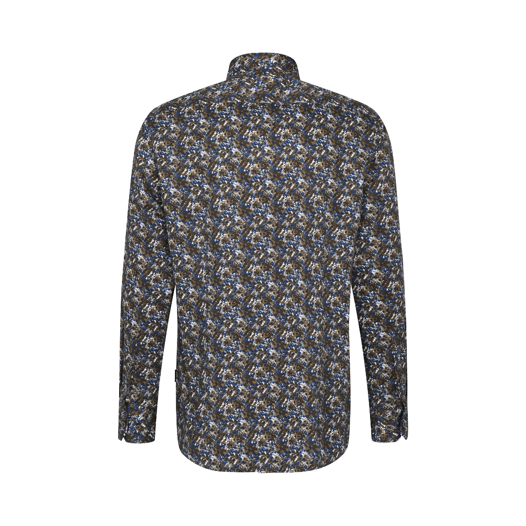 Bugatti Shirts Bugatti Shirt Multi Brown (7778003484761)