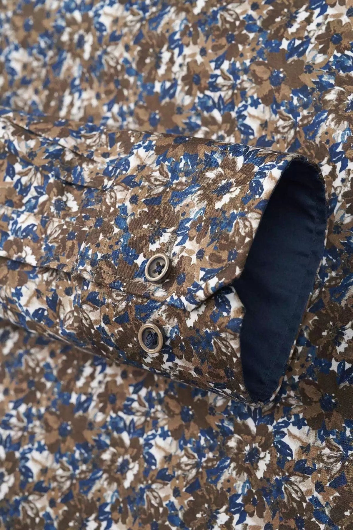 Bugatti Shirts Bugatti Shirt Multi Brown (7778003484761)