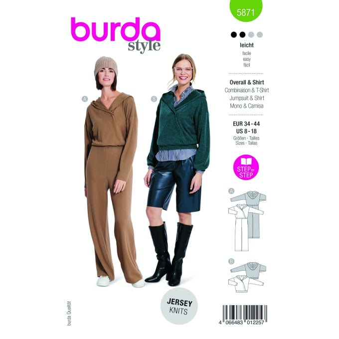 Burda Pattern Habby Burda Pattern 5871 (7507027198041)