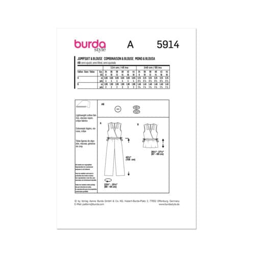 Burda Pattern Habby Burda Pattern 5914 (7507031195737)