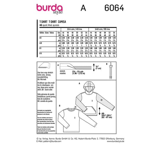 Burda Pattern Habby Burda Pattern 6064 (7508430258265)