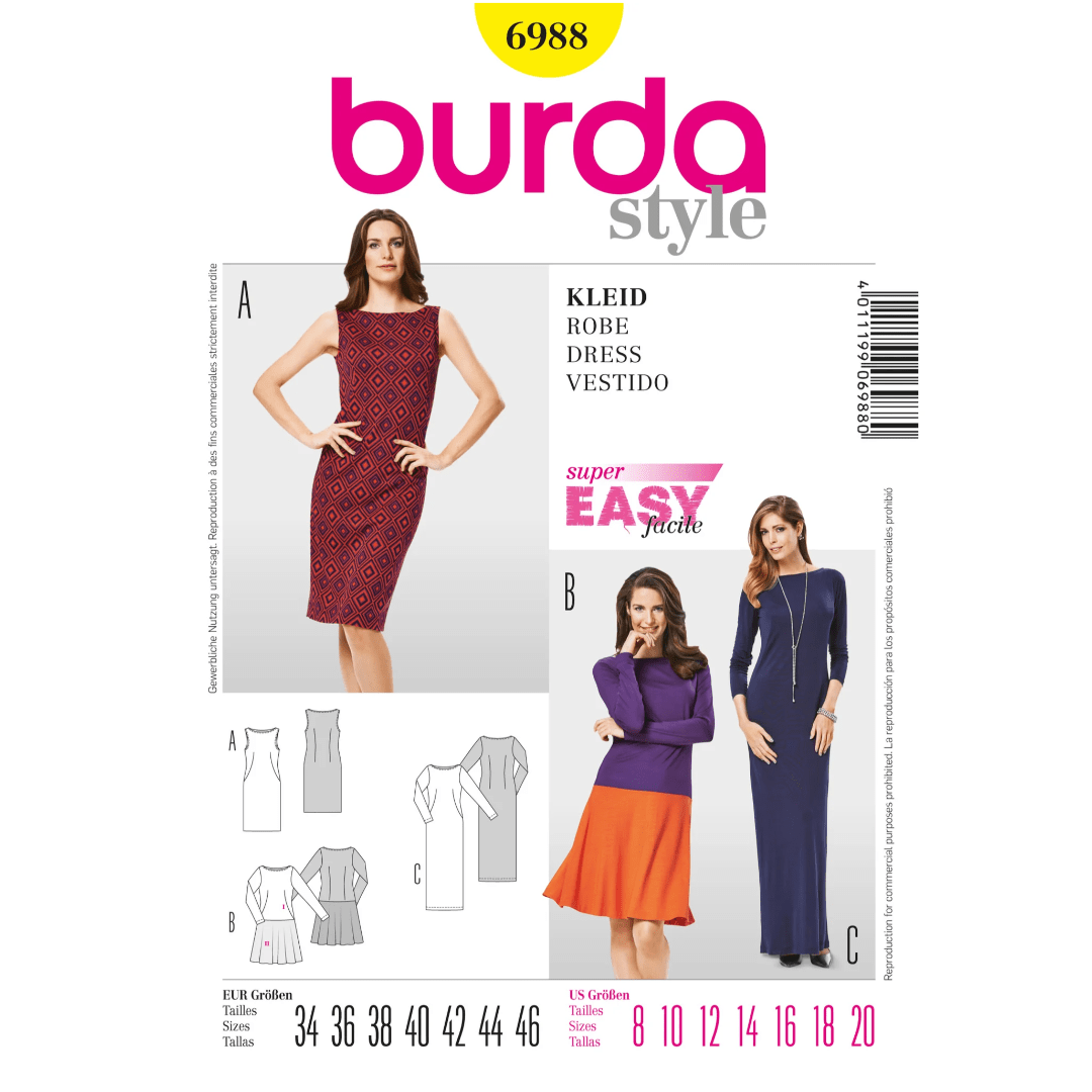 Burda Pattern Habby Burda Pattern 6988
