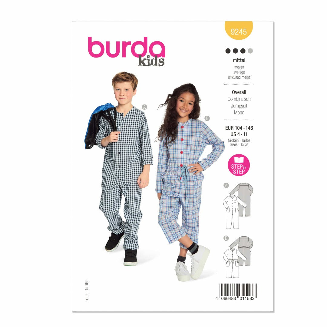 Burda Pattern Habby Burda Pattern 9245 (7507024609369)