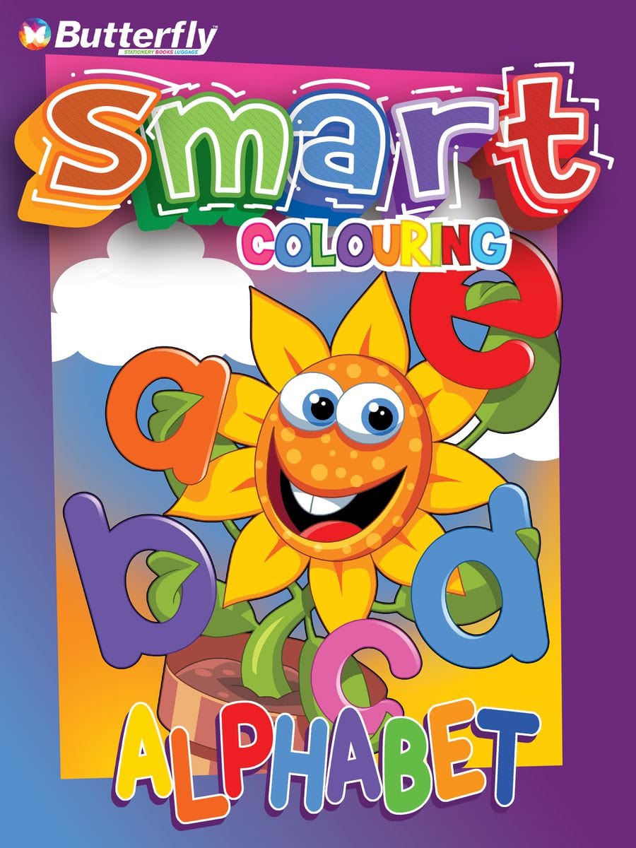 Butterfly Butterfly Alphabet Smart Colouring 96 Pages (7409412997209)