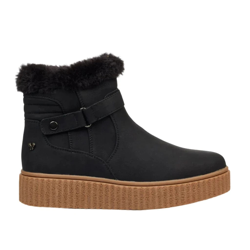 Butterfly Feet Ladies Boots 3 Butterfly Feet Hollis 2 Ankle Boot Black