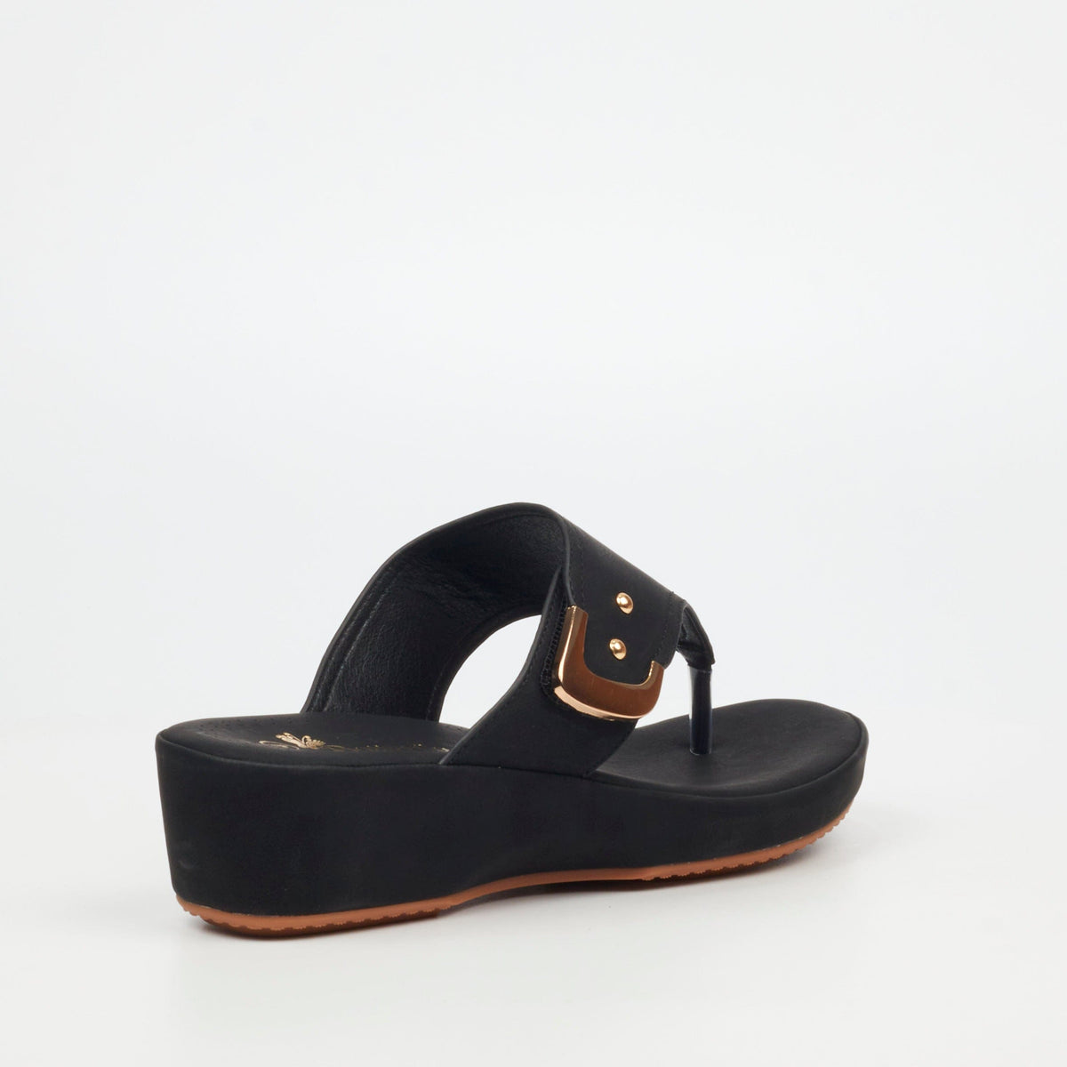 Butterfly Feet Ladies Sandals Butterfly Feet Alba 1 Faux Nubuck Shoes – Black