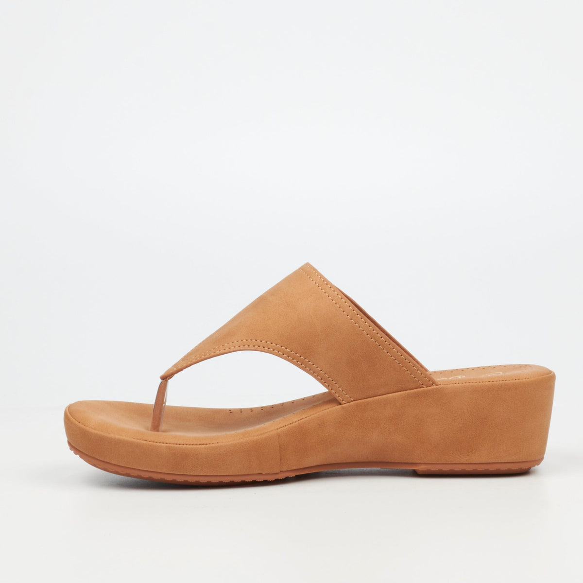 Butterfly Feet Ladies Sandals Butterfly Feet Alba 1 Faux Nubuck Shoes – Tan