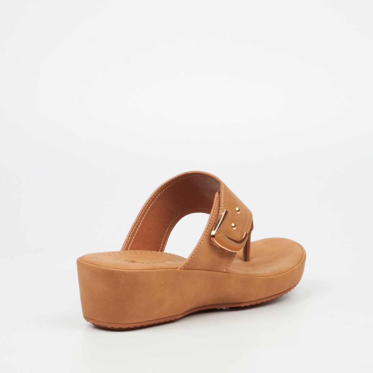 Butterfly Feet Ladies Sandals Butterfly Feet Alba 1 Faux Nubuck Shoes – Tan