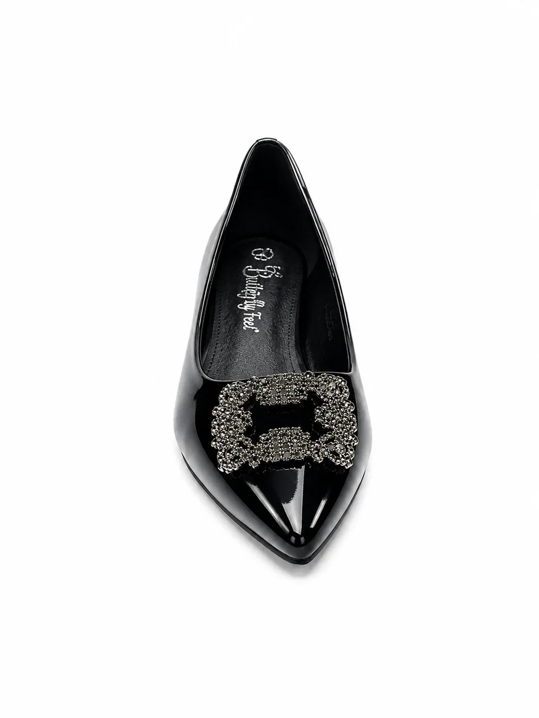 Butterfly High Courts Butterfly Feet Women's  Leonore 1 Low Court Heels-Black