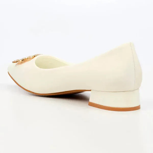 Butterfly High Courts Butterfly Feet Women's Leonore 1 Low Court Heels-White