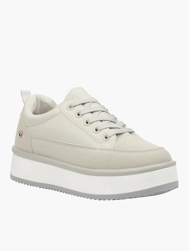 Butterfly Ladies Sneakers Butterfly Feet Flare 1 sneaker-Grey