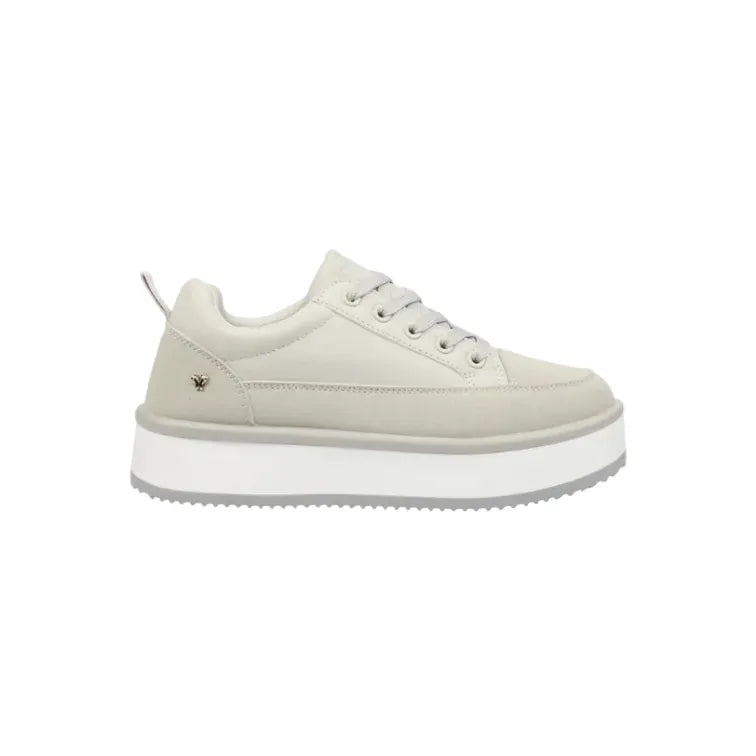 Butterfly Ladies Sneakers Butterfly Feet Flare 1 sneaker-Grey