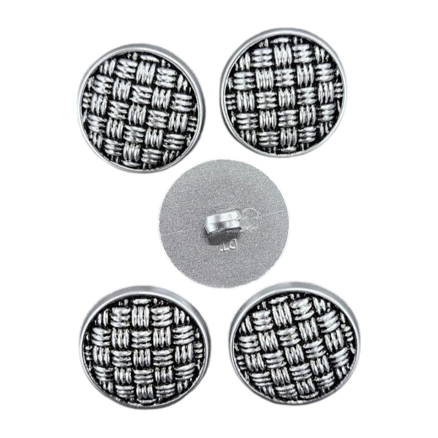 BUTTONS Habby 44254-40 Silver Button 40" (7916084887641)