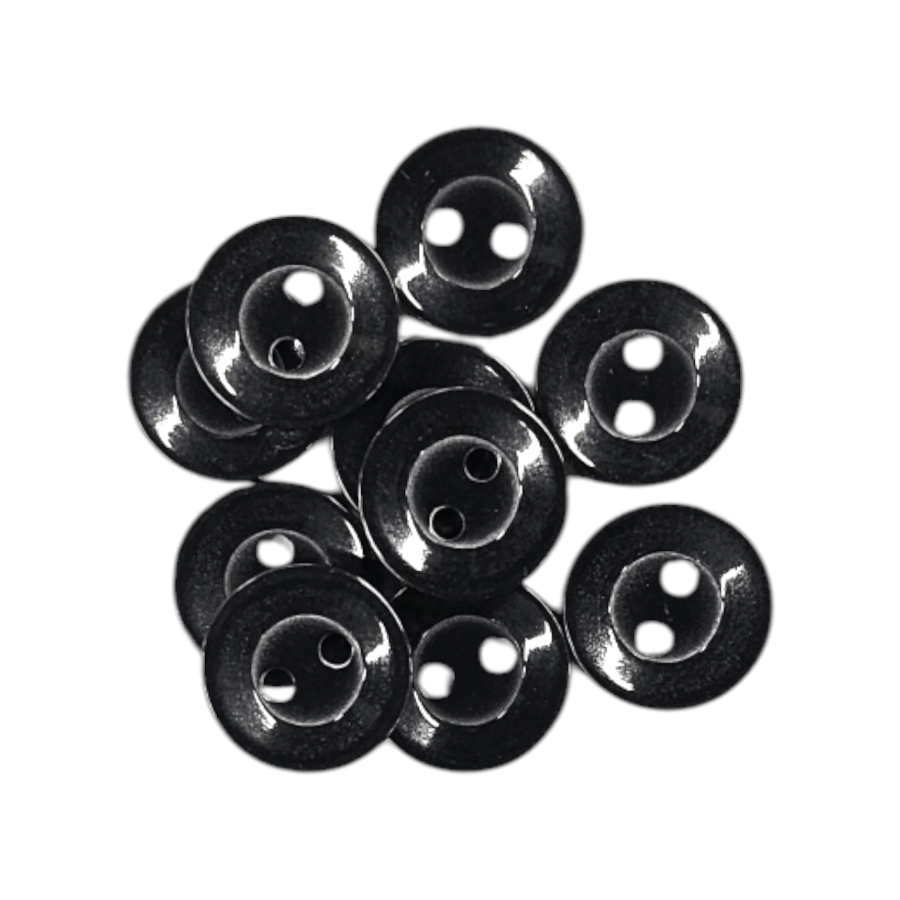 BUTTONS Habby Black Shirt Button 11.5mm (7913701179481)