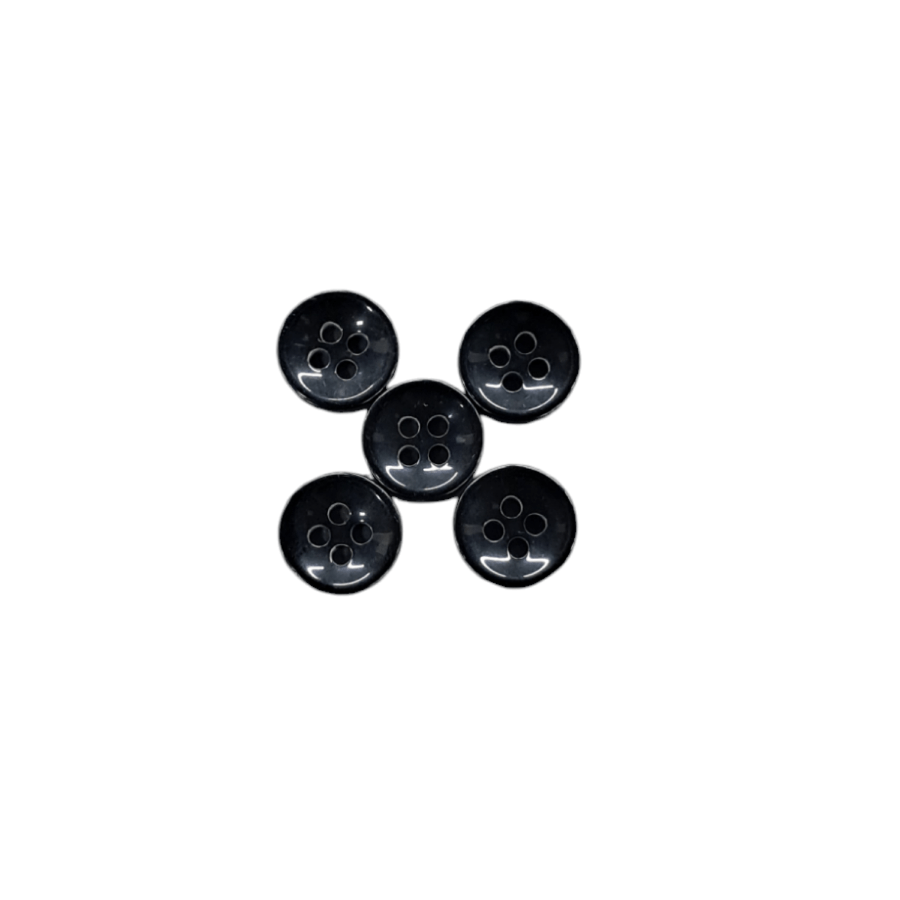 BUTTONS Habby Black Shirt Buttons D5 20in