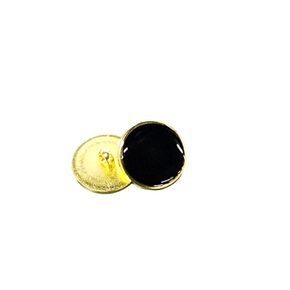 BUTTONS HABBY Fancy Button Black & Gold 44185 (7315551551577)