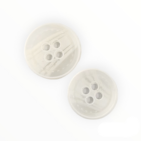 BUTTONS HABBY Fancy Buttons 44119 White (7641962741849)