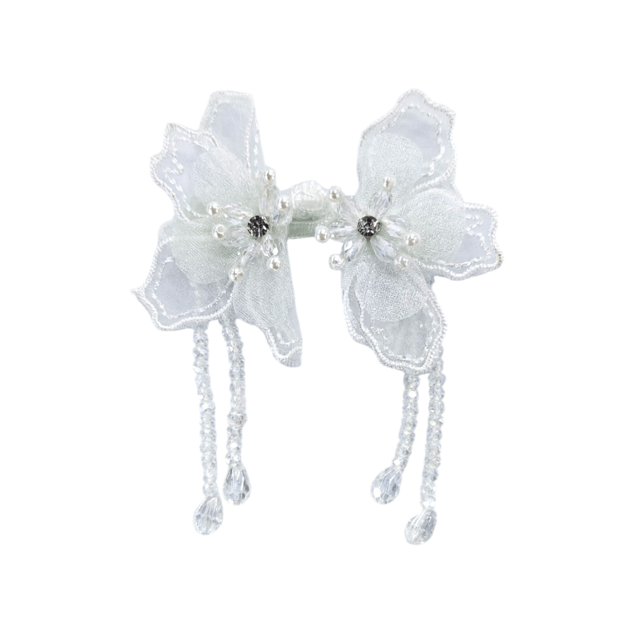 BUTTONS Habby Lime Chinese Iron-on Button