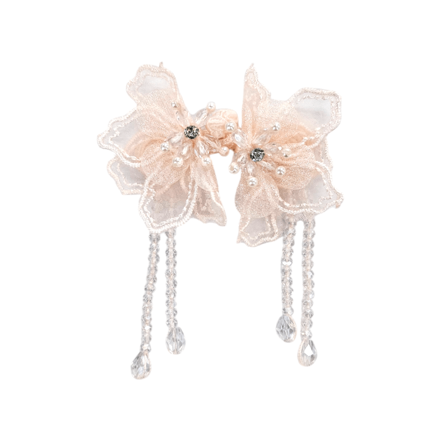 BUTTONS Habby Peach Chinese Iron-on Button