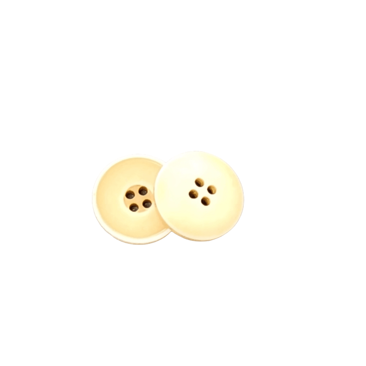 BUTTONS HABBY Small 28in Fancy Button Beige/Cream 44190