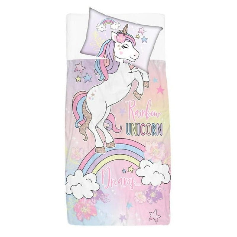 Interactive Duvet Cover Single Interactive Unicorn Duvet Cover Set (7294581637209)