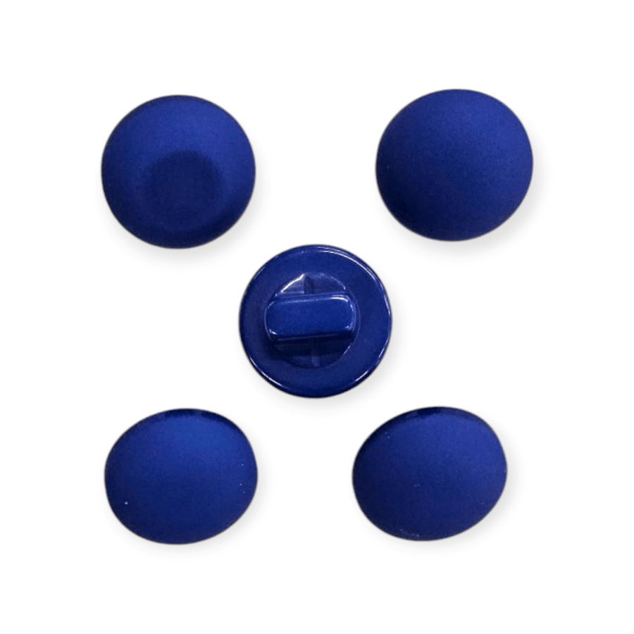 MHC Buttons Royal Blue Fabric Look Button 20"
