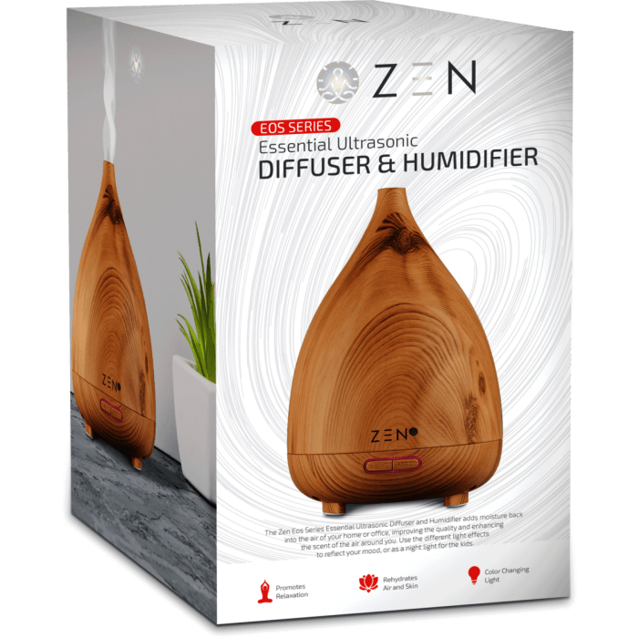 Zen Humidifier Zen Eos Series Ultrasonic Diffuser Light Wood ZN-6001 (7301233639513)
