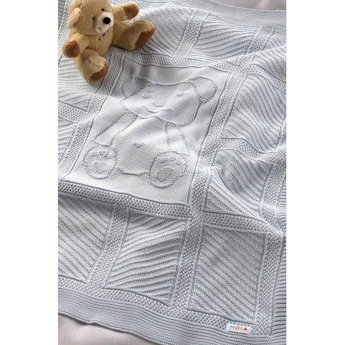 Mora Babies & Kids Mora Halley 817 Blanket 75x100 Blue (4598471589977)