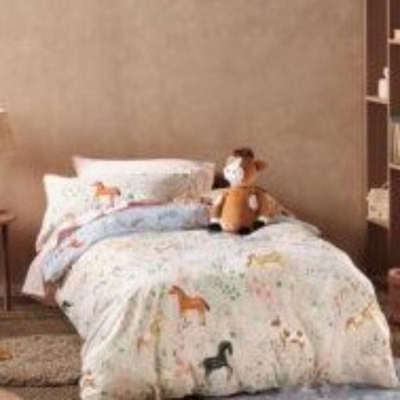 Linen House Duvet Cover Linen House Sky Horsemania Duvet Cover Set (6702783889497)