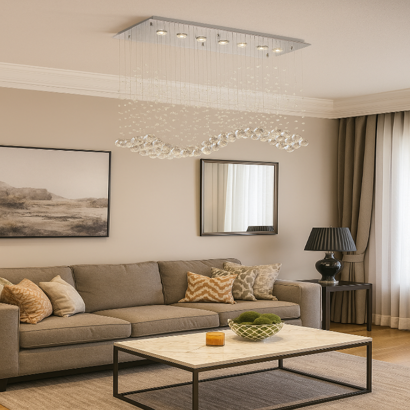Bright Star Lighting Chandelier CH236/6 Crystal