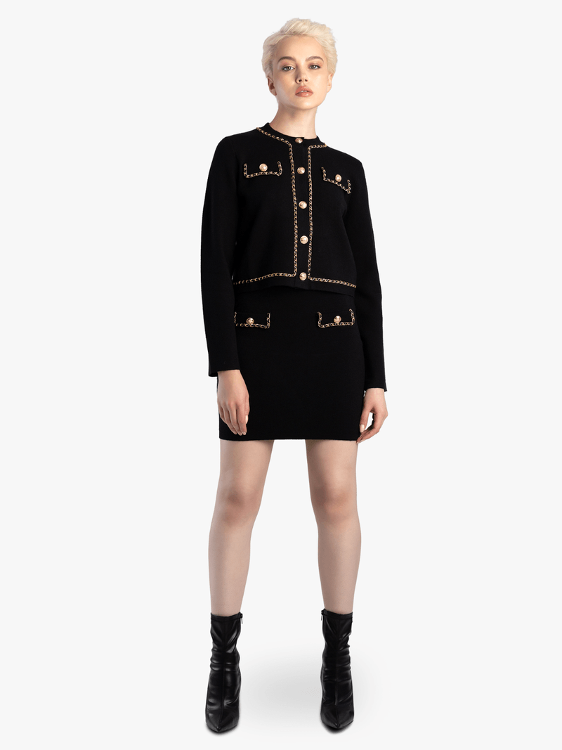 Sissy Boy Jacket Sissy Boy Women's Amidala Knit Gardigan Black