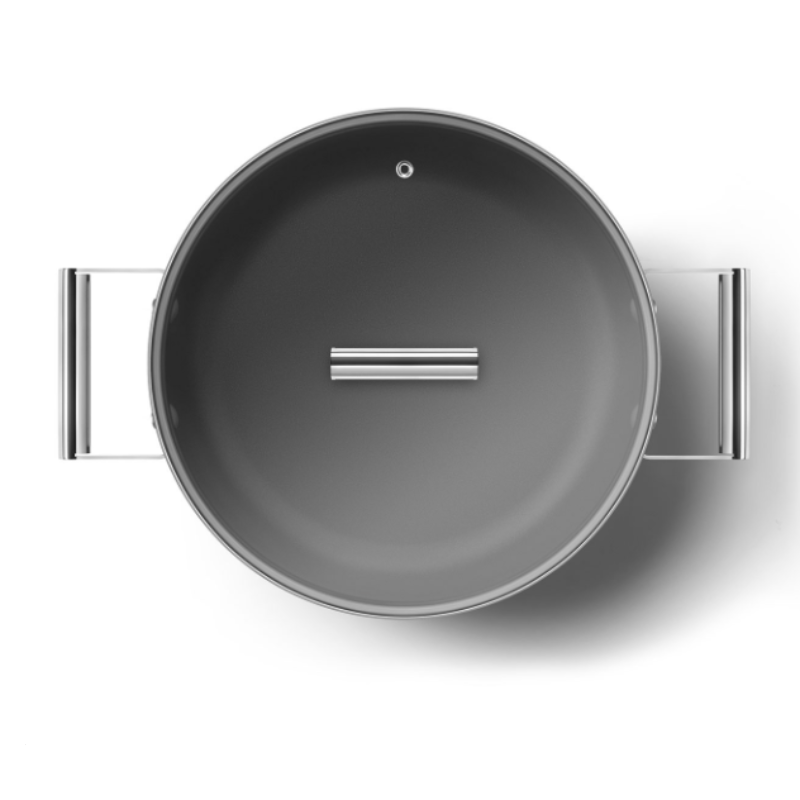 smeg POTS Smeg 28CM 50's Style Cookware Deeppan CKFD2811CRM (7062051586137)