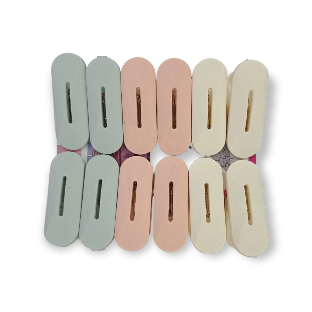 Zambak Promotions Plastic Pegs 12 Piece N723094 (7247132491865)