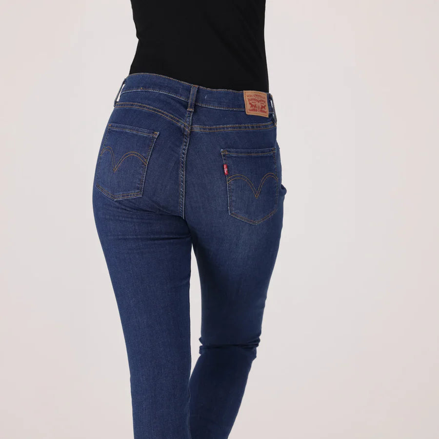 Levi's Curvy Hirise Superskinny Blue Wave Dark A41230042