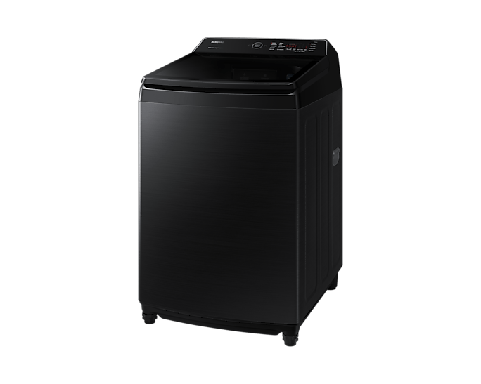 Samsung WASHING MACHINE Samsung 19kg Top Loader Washing Machine Black Caviar WA19CG6745BVFA (7398401310809)