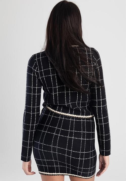 Sissy Boy Skirt Sissyboy Ladies Plaid Knit Skirt (7663907209305)