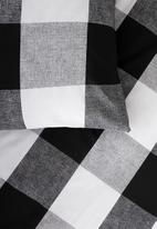 Linen House Duvet Cover Linen House-Alec Black & White Duvet Cover Set (6685772054617)