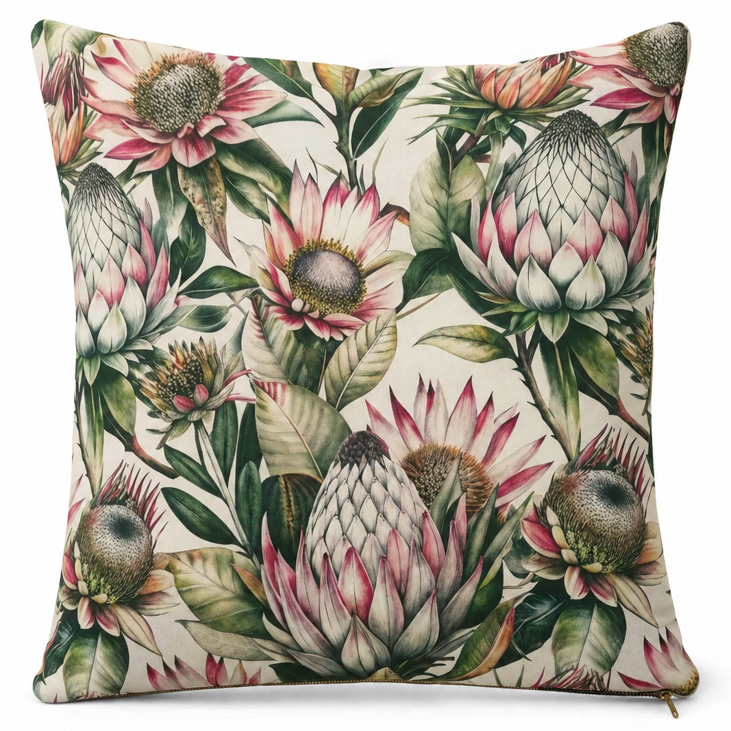 Upholstery Fabric Printed Velvet Cape Floral 140 cm