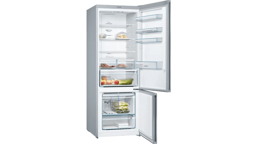 Bosch Fridge/Freezer Bosch 505L Silver Combi Fridge Stainless Steel KGN56VI30Z (7294881366105)