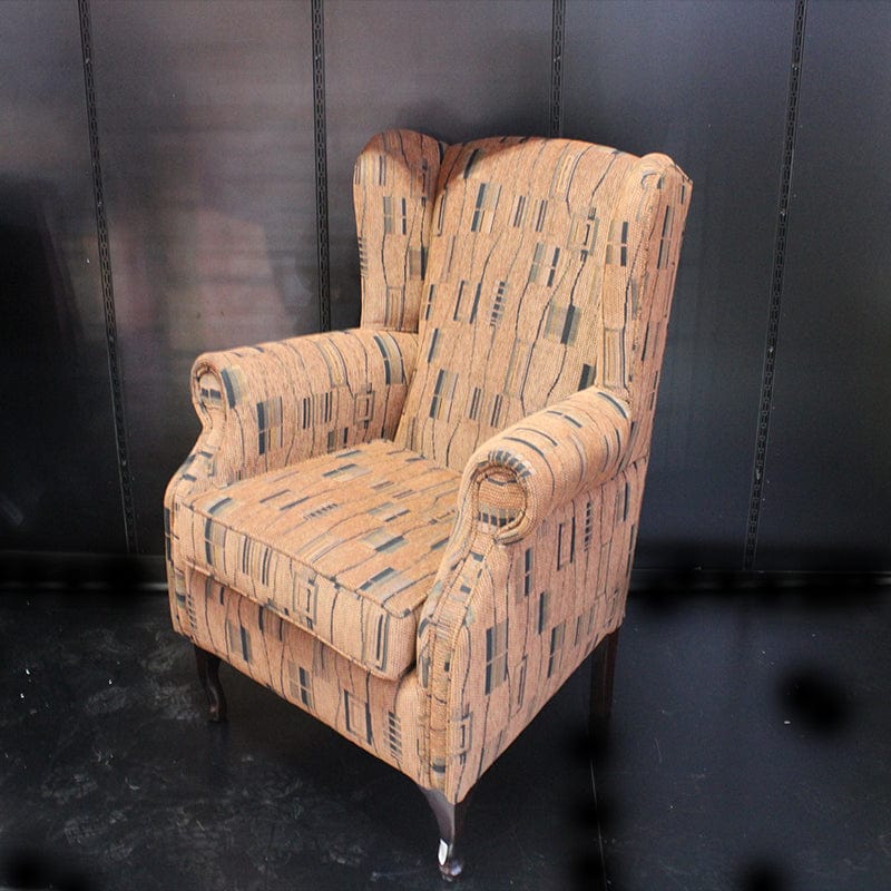 wingback Kimberley Wingback Chair Brown/Black (7133542350937)