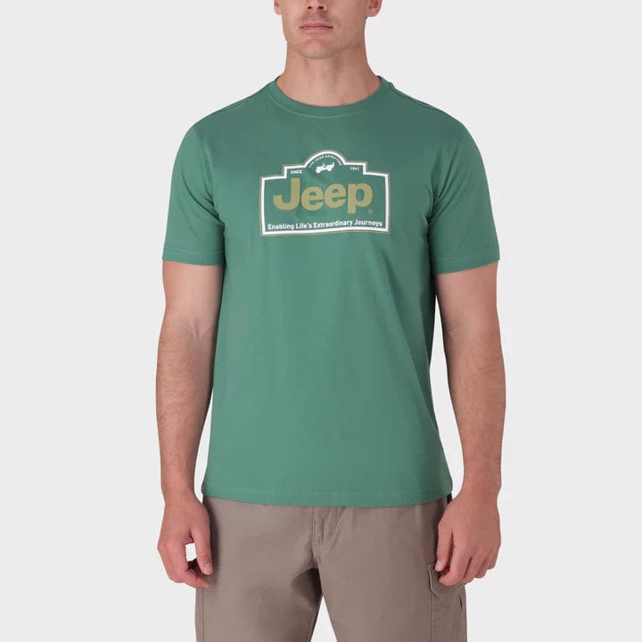 Jeep T Shirt Jeep Men's Fashion Graphics T Shirt Green (7803563868249)