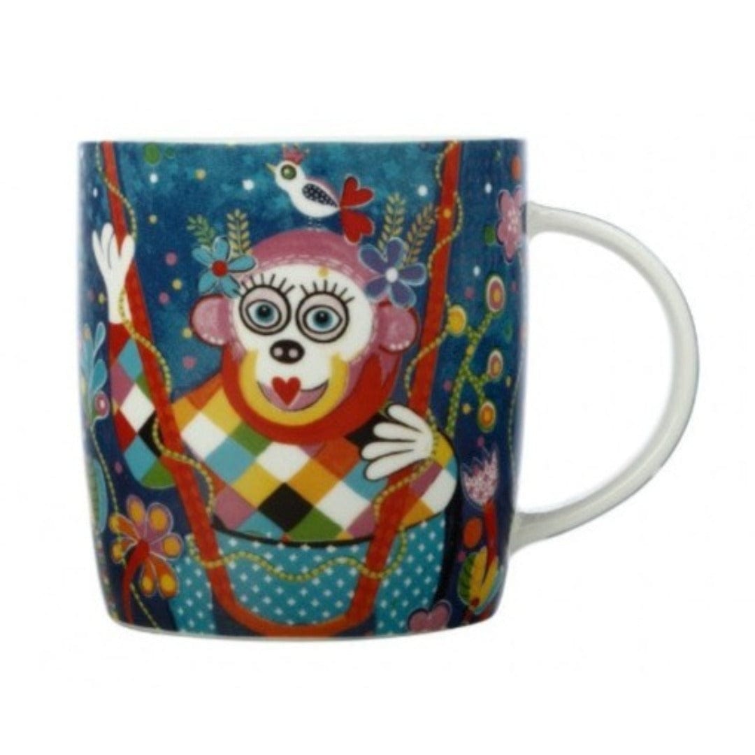 Maxwell & Williams Dinner Plate Maxwell & Williams Rainbow Jungle Mug Swinging Around 370ml DX1052 (7155219890265)