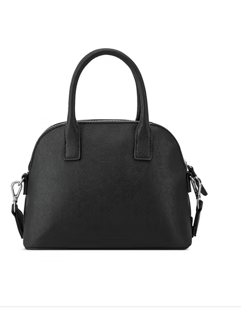 Guess Ladies Handbags Guess Women's Bag Berkton Dome Satchel Black (7795018367065)
