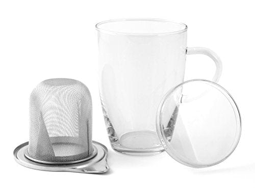 Simax Teapot Simax Tea Glass With Metal Strainer 350ml (4752339533913)