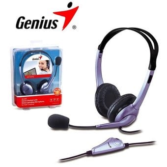 Genius Headset+Mic Genius HS-04S Stereo Headset (7156966621273)
