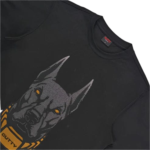 Cutty T Shirt Cutty Royce Bling Crew T Shirt Black (7799157588057)