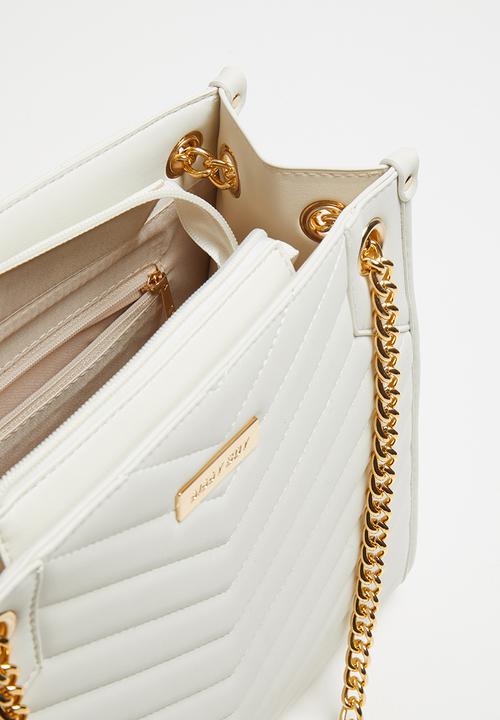 Sissy Boy Ladies Handbags Cream Sissy Boy Ladies Boxy Tote Handbag Cream (6561450557529)