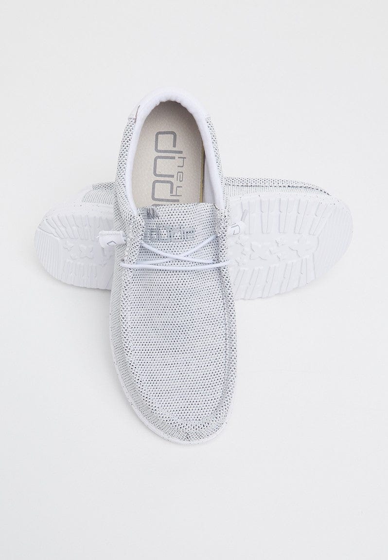 Hey Dude Casual Shoes Hey Dude Wally Sox-Stone White (7167202394201)